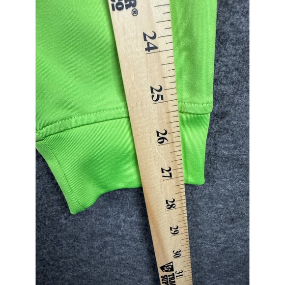 FootJoy FJ Performance Golf Pullover Mens Size XL Bright Green 1/4 Zip Sailing - Picture 8 of 12
